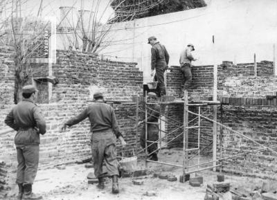 ANARL. Construcción por los soldados del Batallón de Ingenieros de Combate 101