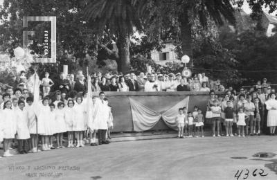 Acto 150º Aniversario de la Creación de la Bandera. Palco oficial.