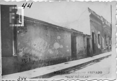 Rancho de Calle Francia 91, demolido en mayo de 1947