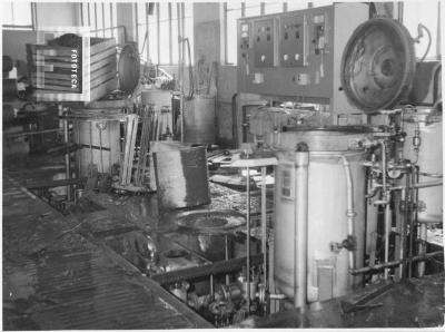 Inundación 1966. Fábrica Textil La Emilia