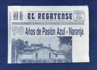 Primera plana periódico //El Regatense//