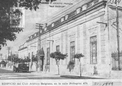 Frente del edificio del Club Belgrano
