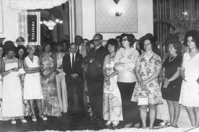 Inauguración del local de la Caja Prev. de Ingenieros. Asistentes