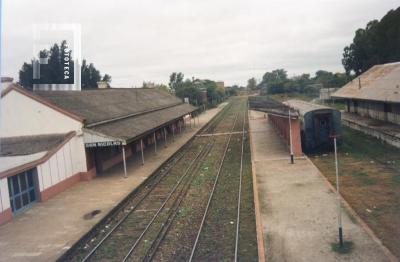 Estación del Ferrocarril Mitre desde el puente