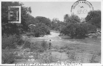 Zanja de Doña Melchora durante la inundación de 1966