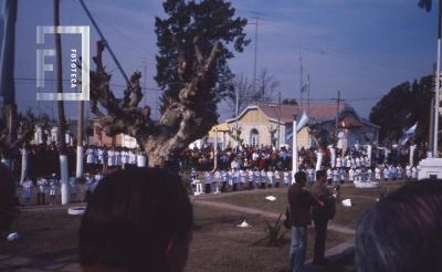Gral. Rojo. Inauguración Busto San Martín