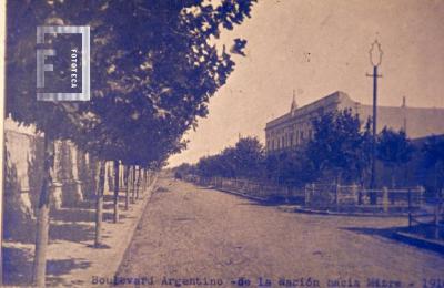 Boulevard Argentino, Hospital, año 1905