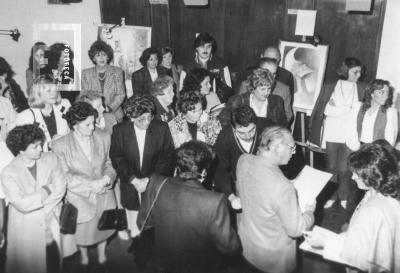 Exposición, vista del público
