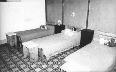 Hogar San José. Interior dormitorio