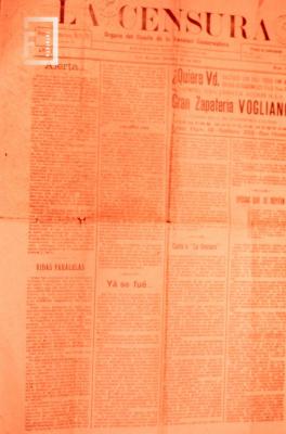 Periódico //La Censura//, 1921