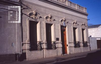 Museo Municipal. Frente por calle Francia, limpiado 1978