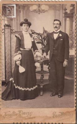 Petrona Escanda y su esposo Francisco Rossi
