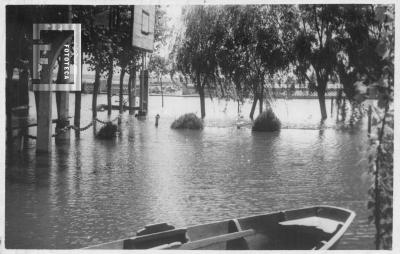 Creciente de 1966 en la Costanera