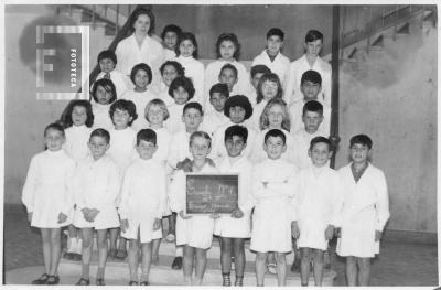 Alumnos 2º F, turno tarde, Escuela Nº 1, año 1961