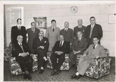 Fundadores y comisión Club Belgrano, año 1952
