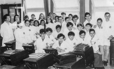 Séptimo grado B Escuela Normal, 1969
