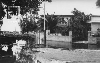 Casilla de Menchaca. Inundacion de febrero de 1983