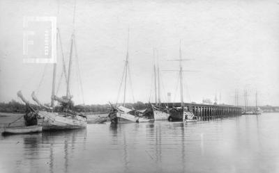 El Muelle de Cabotaje a principios del siglo XX