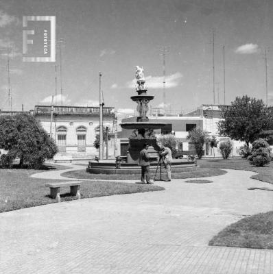 Plaza Mitre con fotógrafo