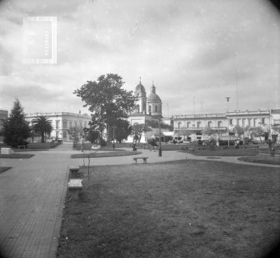 Plaza Mitre desde Sarmiento y Belgrano