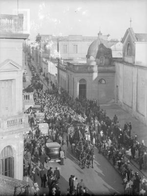 Sepelio de don Severo Fernández, 12 de agosto de 1935