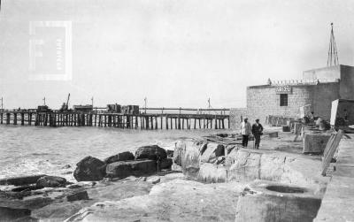 Severo Fernández y Dr. Miguel Olivera Córdoba en costa Mar del Plata
