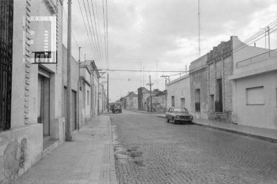 Calle Ameghino, desde el núm. 186 hacia 25 de Mayo