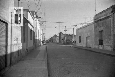 Calle Ameghino hacia 25 de Mayo