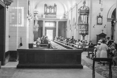 Casamiento en la Parroquia, hoy Catedral