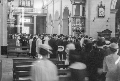 Casamiento en la Parroquia, hoy Catedral