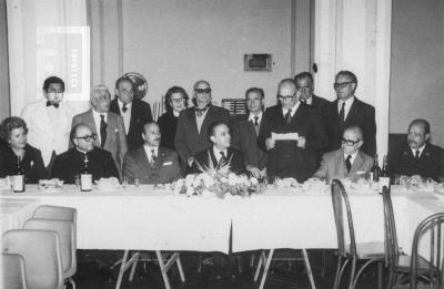 Cena en homenaje al Embajador de España (Marañón Moya) en la Soc. Española. (31/5/76)