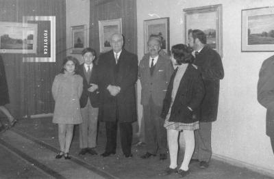 Exposición del pintor Carlos Durán en Rumbo. Junio 1968