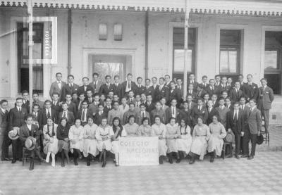 Grupo Colegio Nacional, 4º año. Año 1921