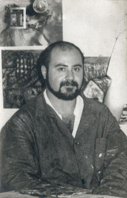 El pintor Antonio Di Yorio