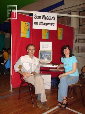 Stand de San Nicolás en imágenes, en la Feria del Libro