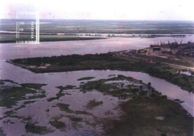 Desembocadura del Arroyo Ramallo, creciente de 1986