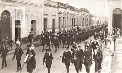 Desfile del Batallón de Zapadores Pontoneros