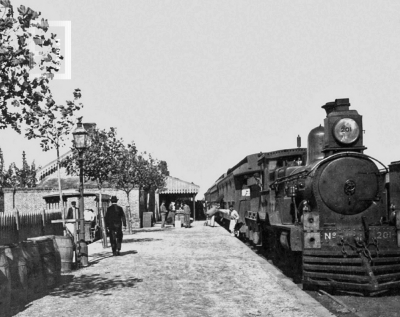 Estación del Ferrocarril Central Argentino, luego línea Mitre