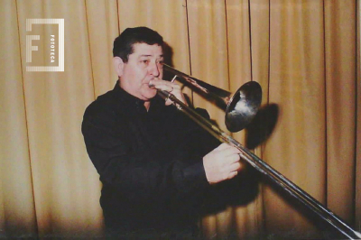 Polo Lambrisca (trombón) integrante 2da formacíón All Time Jazz Group 