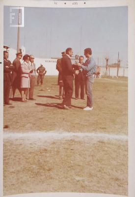 Entrega de copa - Competencias en el Batallón