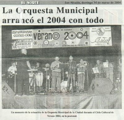Presentación Orquesta Municipal en Ciclo Cultural de Verano 