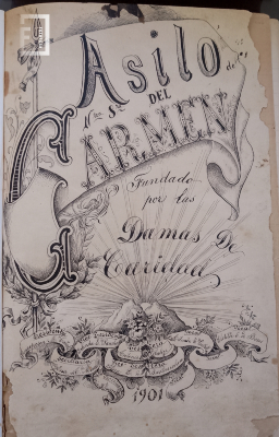 Portada Libro de Actas Asilo Nuestra Señora del Carmen