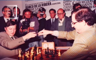 Ajedrez :"Match del Siglo" entre Anatoly Karpov y Daniel Cámpora en San Nicolás