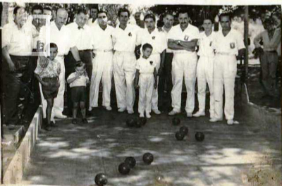 Bochas en club 1º de Mayo