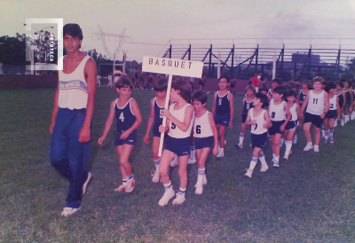 Ingreso de básquet - Exhibición deportiva en Club Somisa