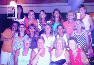 Grupo de amigas en Club Regatas 