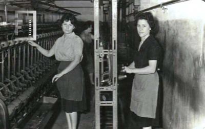 Trabajadoras Sector peinado  - Fábrica textil La Emilia