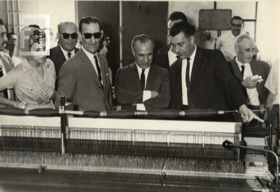 Visita del Dr. Perette - Fábrica Textil La Emilia