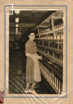 Retrato trabajadora - Fábrica Textil La Emilia
