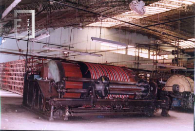 Máquina urdidora - Fábrica Textil La Emilia